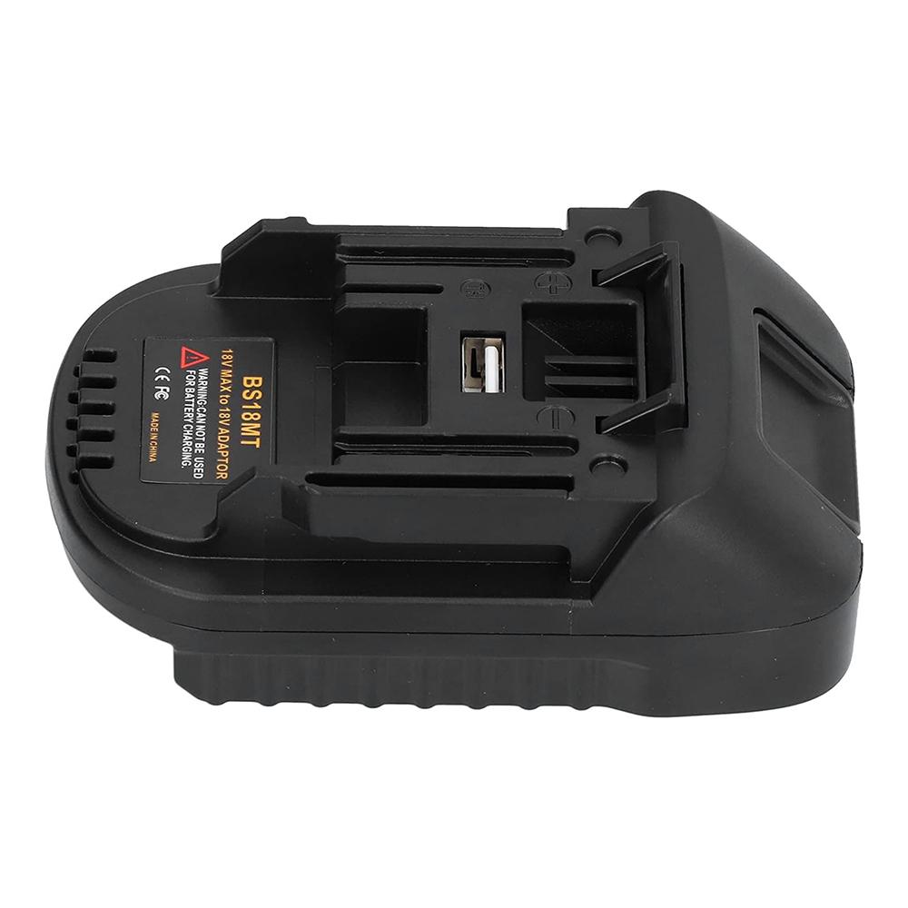 BS18MT Адаптер-конвертер для аккумуляторов USB Для аккумуляторов Bosch 18V BAT619G/620 Преобразование в литиевый аккумулятор Makita 18V BL 1860