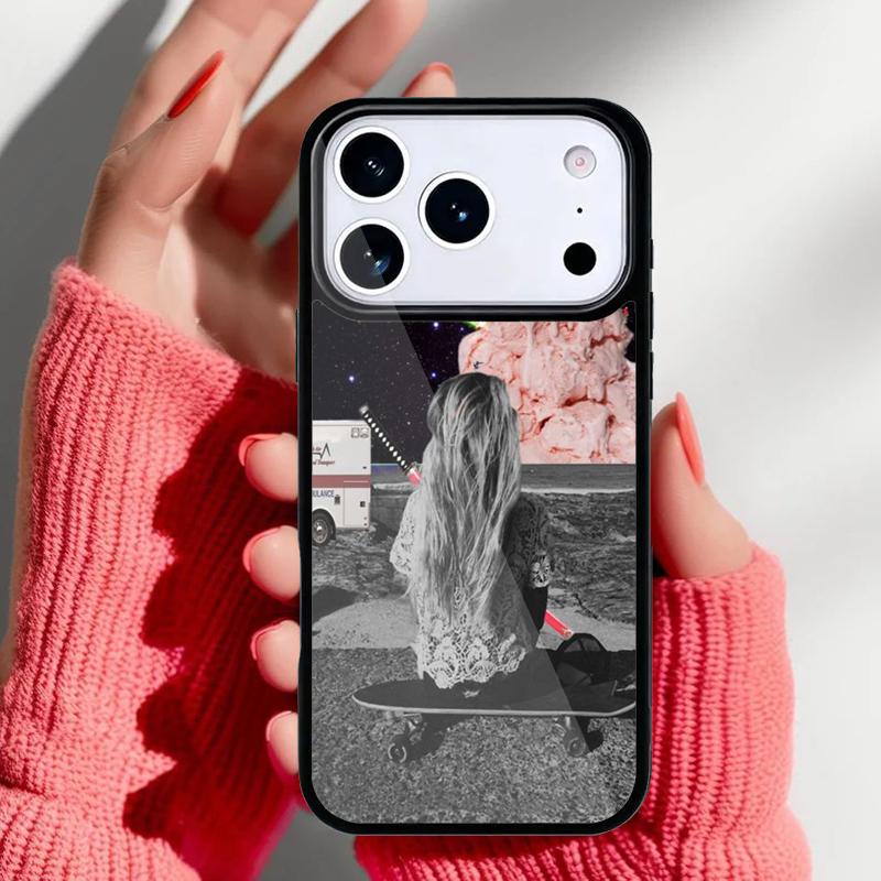 Психоделическая арт-эстетика Чехол для телефона для iPhone 17 Air 16e 15 14 13 Pro Max Задняя крышка для 12 11 Pro Coque