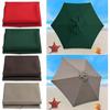 10Ft 6 Ribs Patio Umbrella Replacement Canopy (Canopy only), Canopy Replacement UV Protection Waterproof Outdoor Table Market Yard Umbrella Top