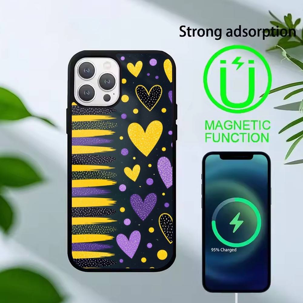 Y2k I-INS Graffiti Phone Case For iPhone 17,16,15,14,13,Pro,Max,Plus,Magnetic For Magsafe Wireless Charging