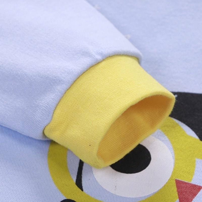 Комплект детского нижнего белья для детей 0-4 лет, детские пижамы, костюм из 2 предметов, комплект спортивной одежды с длинными рукавами, осенний хлопок