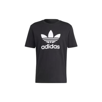 adidas Футболка Adicolor Trefoil черная мужская уличная одежда IU2364