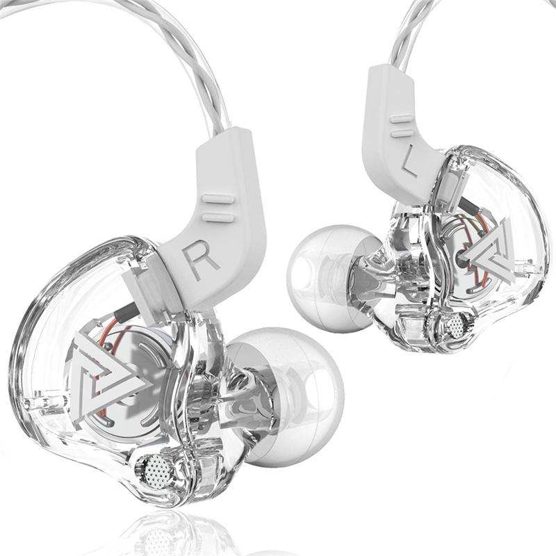 Оригинальные наушники QKZ AK6 Copper Driver HiFi, проводные, спортивные, с басами, стереогарнитура, музыкальные наушники-вкладыши 3,5 мм с микрофоном