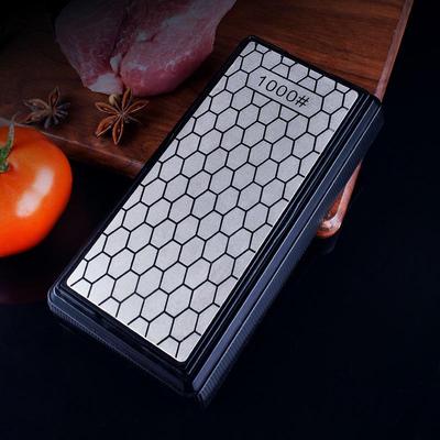 Двусторонняя алмазная точилка для кухонных ножей в виде стержня с сотовой точильной пластиной