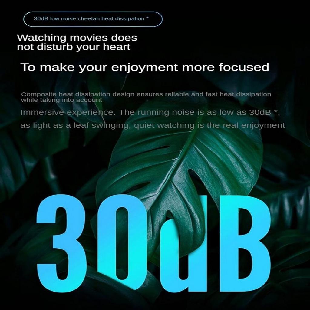 Восстановленный проектор Lenovo Xiaoxin 100, 1080P 700 ANSI люмен 2 ГБ+16 ГБ WiFi 6 Bluetooth 5.0 Автофокус Коррекция трапецеидальных искажений - Черный