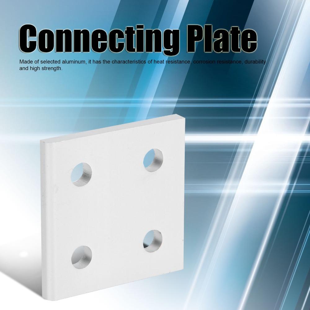 5pcs Flat Design Joining Plate Overlapping Design Corner Bracket Plate For Aluminium Profile Frame