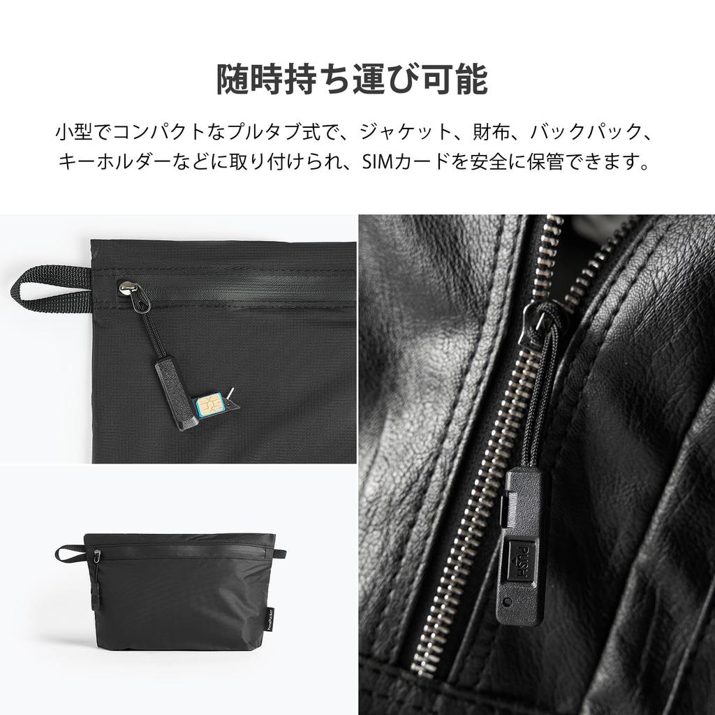 Ультралегкий органайзер NextPacker для гаджетов с отсеком для SIM-карты, многофункциональный дорожный чехол, маленький, тонкий, удобный для путешествий, для бизнеса, на открытом воздухе, 2-в-1 и