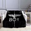 Персонализированный 3D-принт Британский бренд уличной одежды B-Boy London Логотип орла Фланелевое печатное одеяло Панк Декоративное одеяло для дивана Будь
