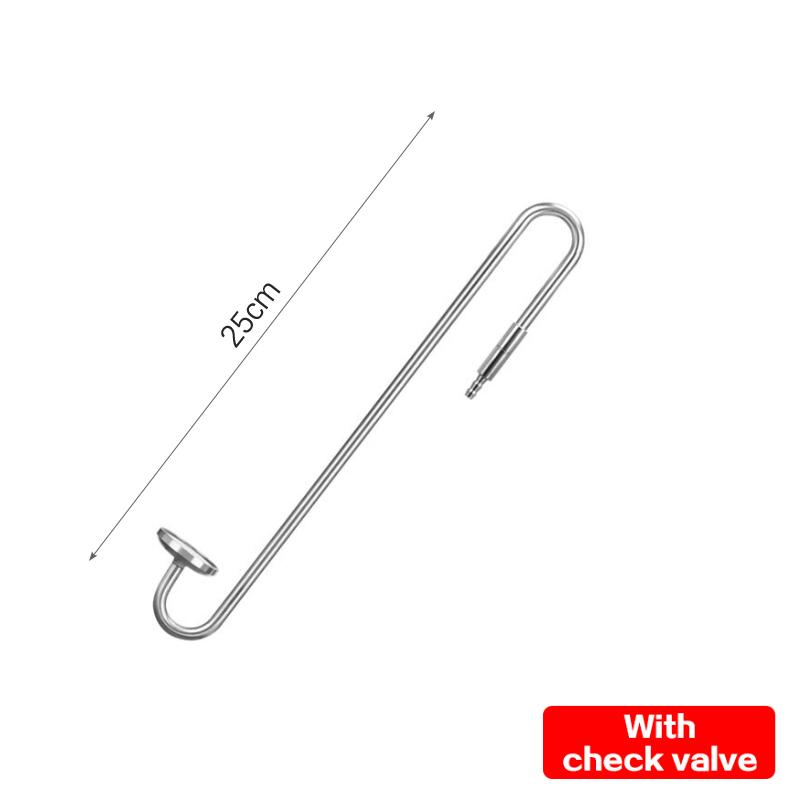 Диффузор CO2 Зеркальный Нержавеющая сталь 304 Редукционный электромагнитный клапан Рефайнер Для роста водных растений Аквариумный рефайнер CO2