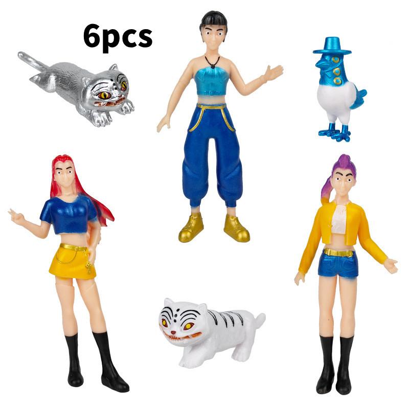 Kpop Охотники на Демонов Модель Игрушка Тигр Игровой Персонаж ПВХ Настольная Коллекционная Фигурка