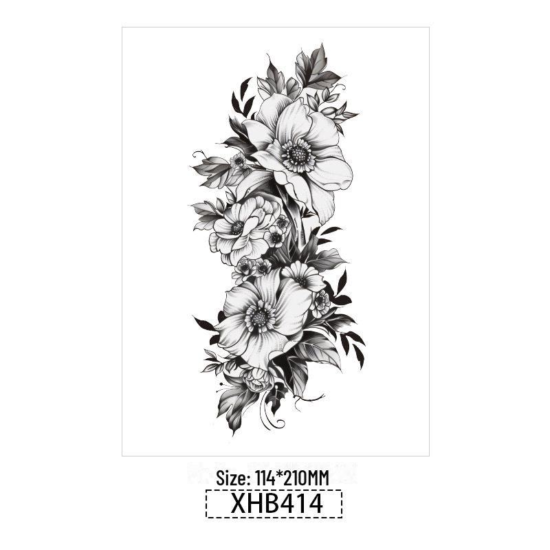 3D реалистичные временные татуировки-наклейки с изображением бабочек, тигров и змей