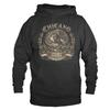 Chicano Eagle Snake Hecho En America Mexican Pride Mexican HeritageHoodie