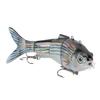 Swimming Fishing Electric Lures USB Rechargeable LED Light Wobbler Multi Jointed Swimbaits Lifelike Fishing Tackle T 620