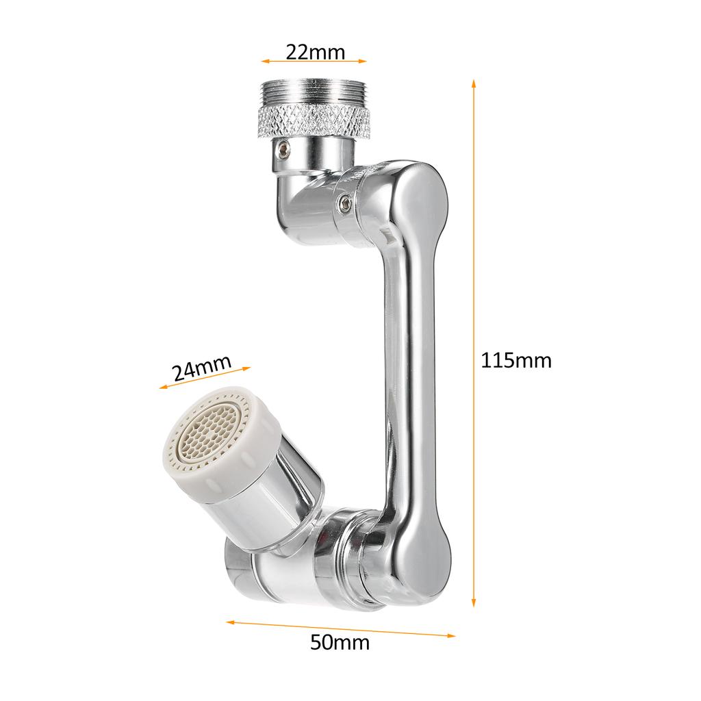 Вращающийся на 1080° удлинитель смесителя, вращающийся на 360° большой угол, универсальный вращающийся смеситель с фильтром-брызгом