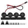 LED Roof Lamp DIY Luggage Rack Lamp Spotlight Accessory Fit for TRX4  SCX10 1 10 RC Car Crawler4LED