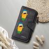 Funny Cartoon Print Long Wallet for Men Women Multi Slot Casual Purse Portable Fashion Card Holder