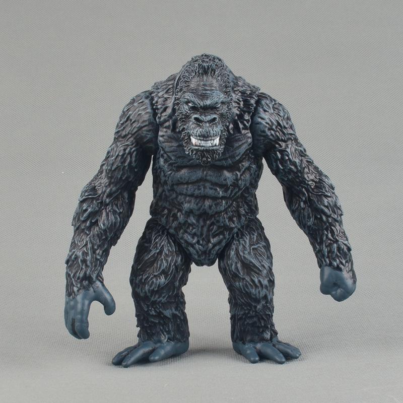 Movable King Kong Gorilla Toy with Battle Axe - Lying Down Pose