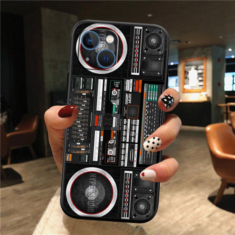 Cassette Vintage Boombox Tape New High-End Shell Phone Case for Redmi Note 8 9 Pro Max 9S 9T 9C NFC 8T 8A 10A A4