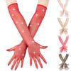 Hot Diamond Mesh Gloves Fashion Sexy Elastic Strap Drill Long Gloves Bouncing Electronic Music Festival Carnival Fishing Net Gloves