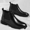 British Vintage Chelsea Boots Short Boots Fleece Brock Martin Boots Plus Size Boots Men 2025