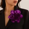 Yousheng Женская брошь-корсаж из ткани в форме цветка, противоскользящая, для костюма, воротника, шляпы, шарфа, украшения для платья, прищепка для выпускного бала, украшения для одежды