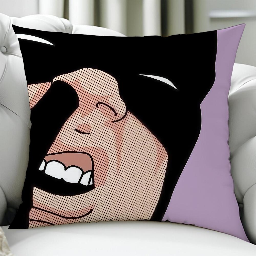 B-Batman-Es Funny Meme Cushion Cover Birthday Anniversary Gifts Double Sided Printed Zipper Cushion Cover Soft Skin Bedding