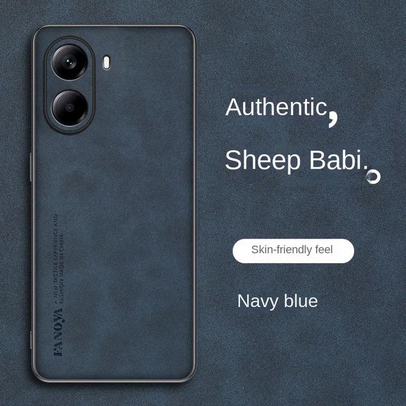 Чехлы X7pro Роскошный кожаный чехол для телефона Skinsheep для Xiaomi POCO X7 Pro X 7 Матовый противоударный чехол для POCOX7pro X7Pro Camera Protector TPU Bumper