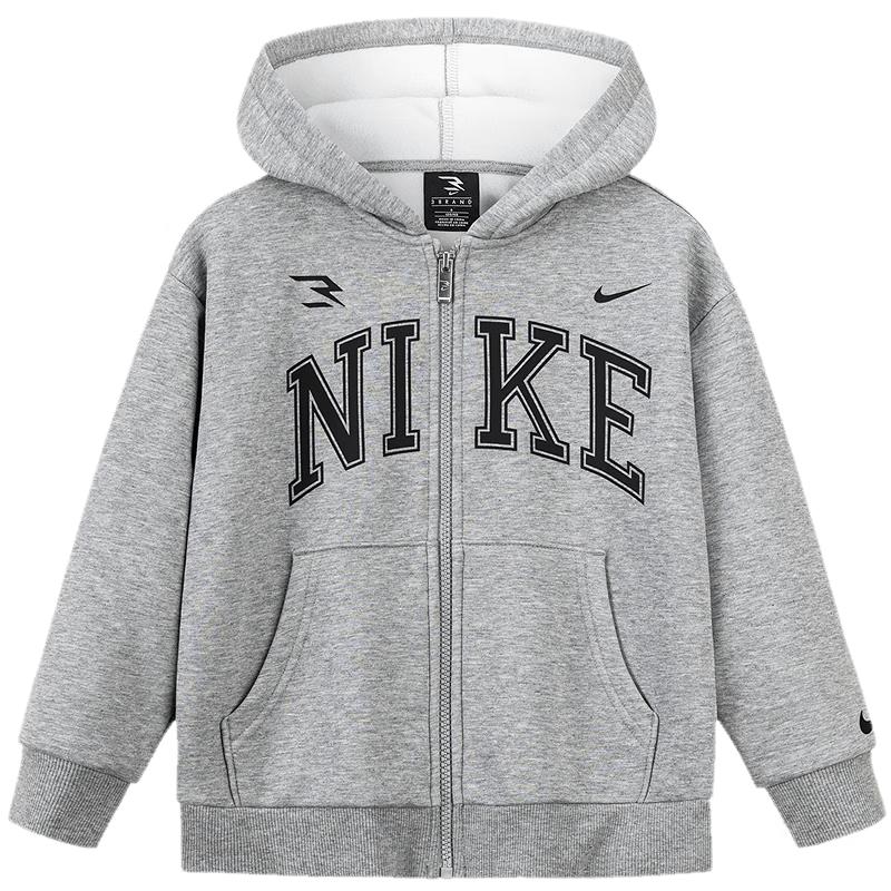 Nike Детская флисовая толстовка 3BRAND на молнии