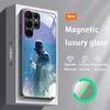Популярный чехол для телефона Star N-F Rapper для Samsung S25 S24 S23 S22 S21 S20 Plus Ultra Note20 Стеклянный Магнитный Чехол
