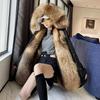 Зимний пирог, преодолевающий подкладку из искусственного меха, женская парка средней длины, пальто плюс бархатный толстый теплый пуховик