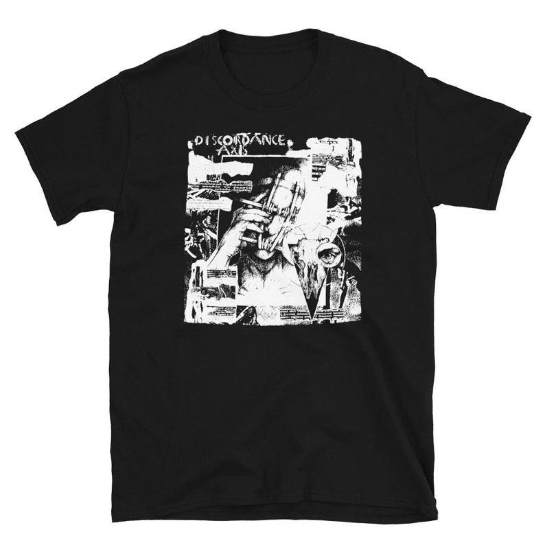 Рубашка Discordance Axis Готическая Deathrock Готика Пост-панк Музыка Унисекс Футболка