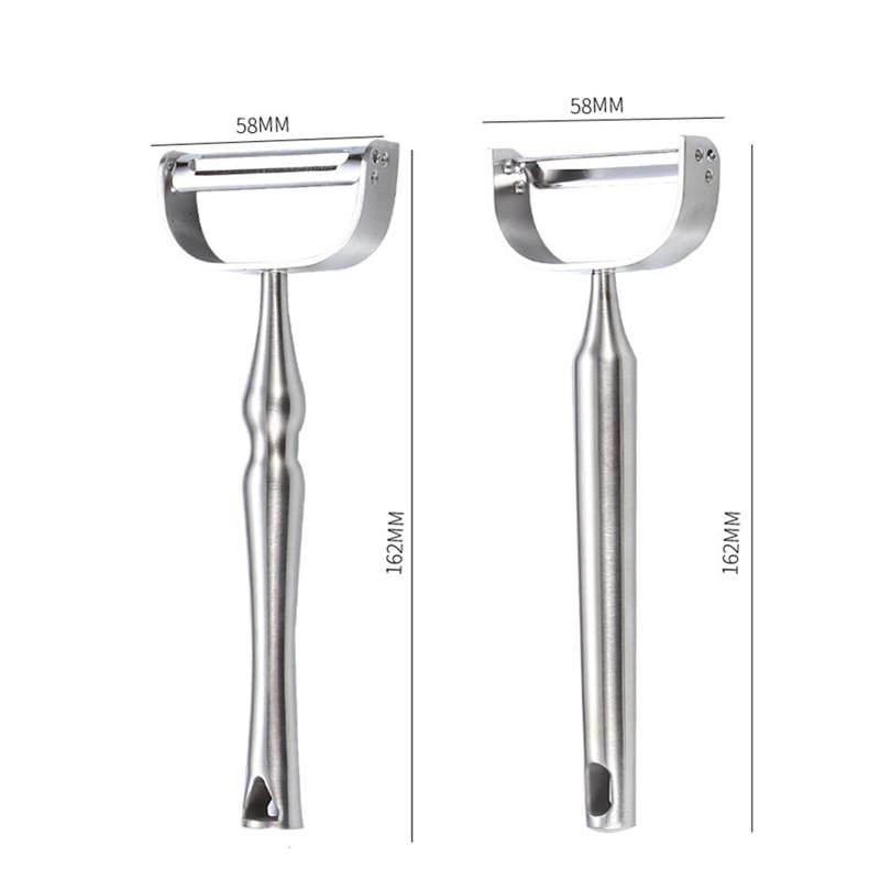 Овощечистка из нержавеющей стали Фрукты Картофель Огурец Подвижный резак Нож для чистки Слайсер Кухонный комбайн Кухонные инструменты Гаджет