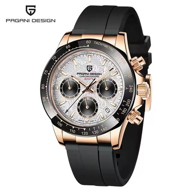 PAGANI DESIGN New 40MM Classics Fashion Series Men Quartz Wristwatches Sapphire Glass Chronograph Clock Watch For Men