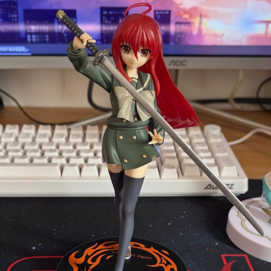 19 см Аниме Shakugan No Shana Шана Накажи Преступление ПВХ Фигурки Действия Модель Коллекция Украшение Аниме Мультфильм Модель Игрушка Подарки