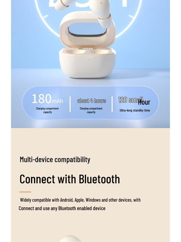 SK19 Ультрамаленькие Bluetooth-наушники для сна с шумоподавлением