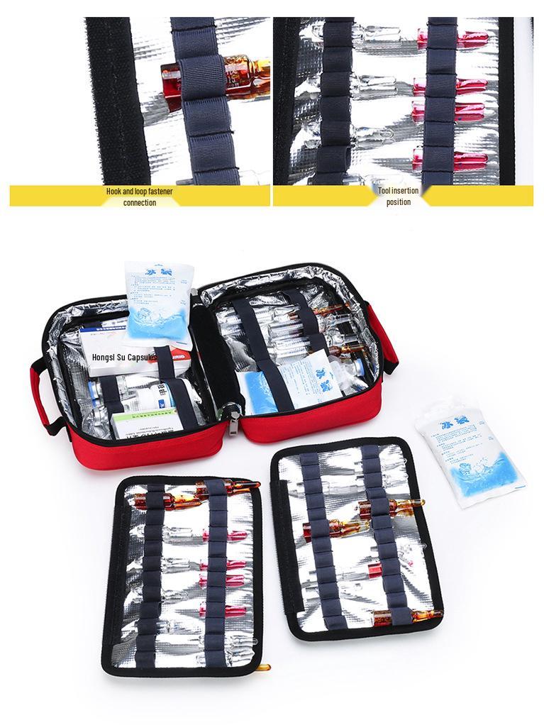 Портативная термосумка для лекарств - Маленькая сумка-переноска для первой помощи и инъекций