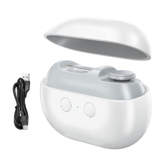 Автоматическая электрическая машинка для стрижки ногтей 2-в-1 триммер для ногтей для младенцев со светодиодной подсветкой дети взрослые пожилые люди