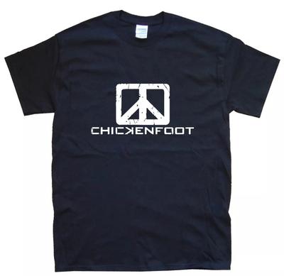 CHICKENFOOT Хлопковая футболка 100% Мужские футболки Топ Все размеры S M L XL XXL Цвета Черный, Белый