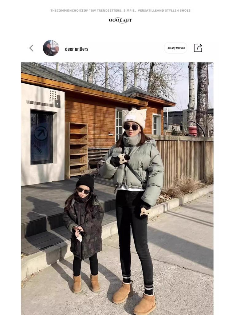 Sangpo 2025 Унисекс Зимние Снежные Ботинки: Теплая кожа и мех, плюшевая подкладка, утолщенный хлопок для мужчин и женщин