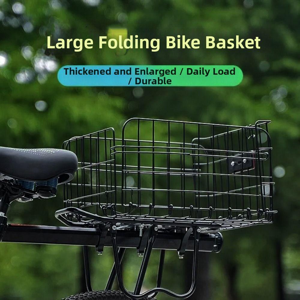 Durable Mountain Bike Rear Rack Cycling Carrying Backpack  Children's Folding Bike Accessories