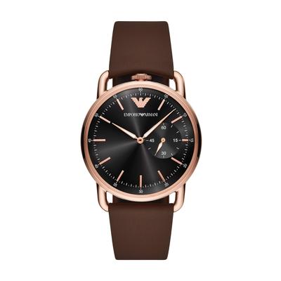 AVIATOR AR11337 Официально импортируемые мужские часы, Коричневые,