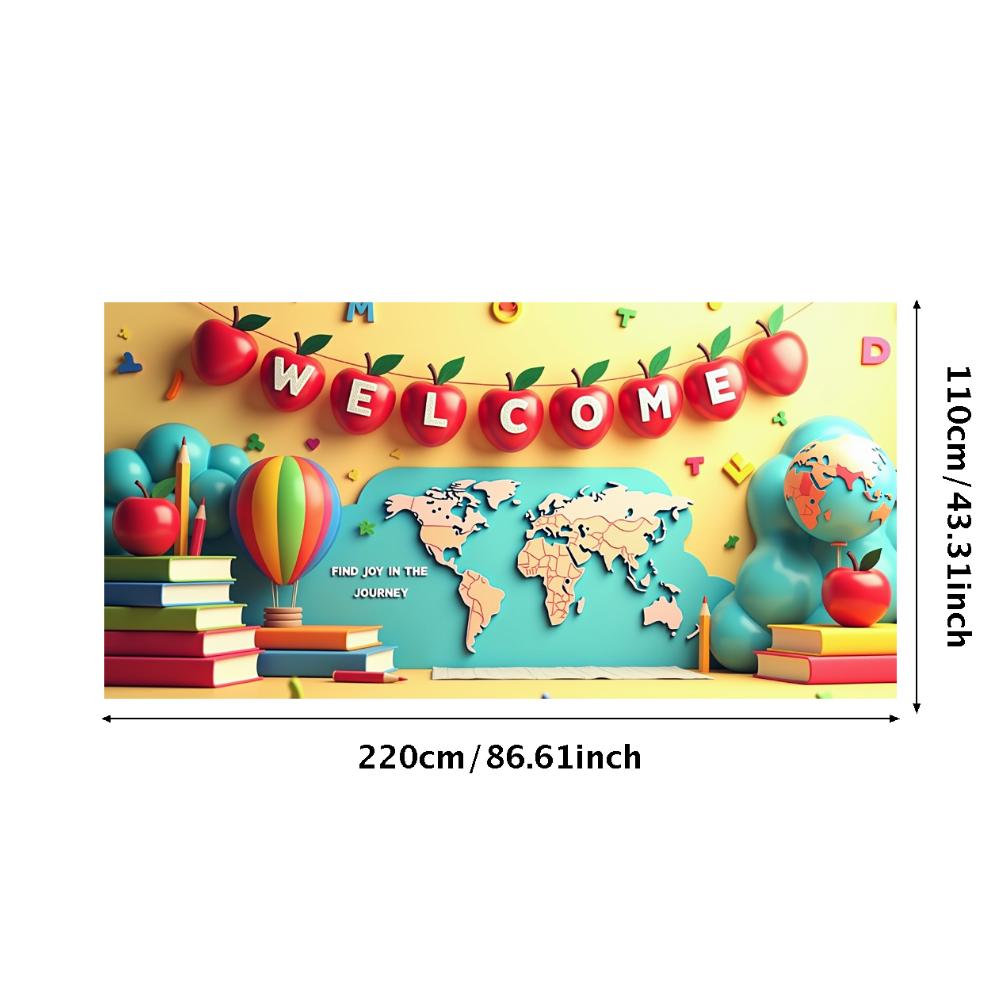 Настраиваемый   Приветственный баннер   Знак для мероприятия   Школьный декор   для  Прием День учителя Кампус