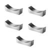 EINEY Stainless Steel Chopstick Rests, Simple Design, Set of 5, Cutlery Rest, Tabletop, Stylish, Dishwasher Safe, Spoon Rest, Knife Rest, Interior Dec