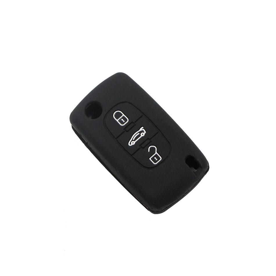 Силиконовый чехол для ключа для Peugeot 206 208 207 308 RCZ 408 407 307 206 для Citroen C4 C5 C3 C2 C4L DS3 DS4 Xsara Picasso Чехол для ключа