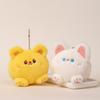 Panda Animal Doll Pendant Butter Bear Puppy Plush Keyring Animal Plush Toy Keychain  Bag Pendant