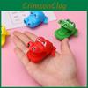 Kids Cartoon Mini Plastic Inertial Animal Toy Pullback Car With Crocodile Shape