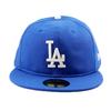 [New Era] 7-58 (approx. 60.6 Cm) Cap 59FIFTY Los Angeles Dodgers MLB COTTON FLAX FITTED CAP BLUE LOS ANGELES DODGERS Blue LA 5950 Hat