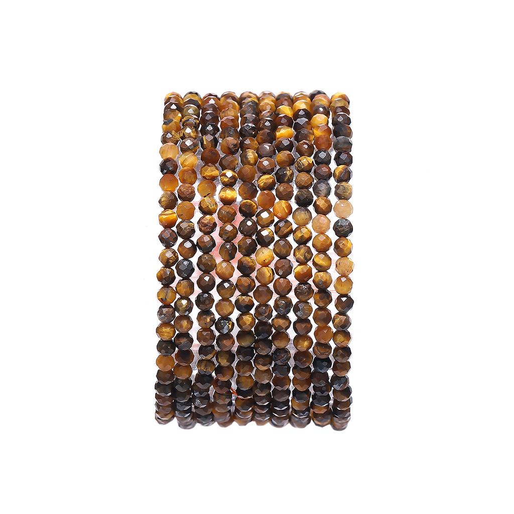 2-3,5 мм бусины из натурального камня тигровый глаз хрустальные бусины для изготовления ювелирных изделий из бисера DIY браслет ожерелье