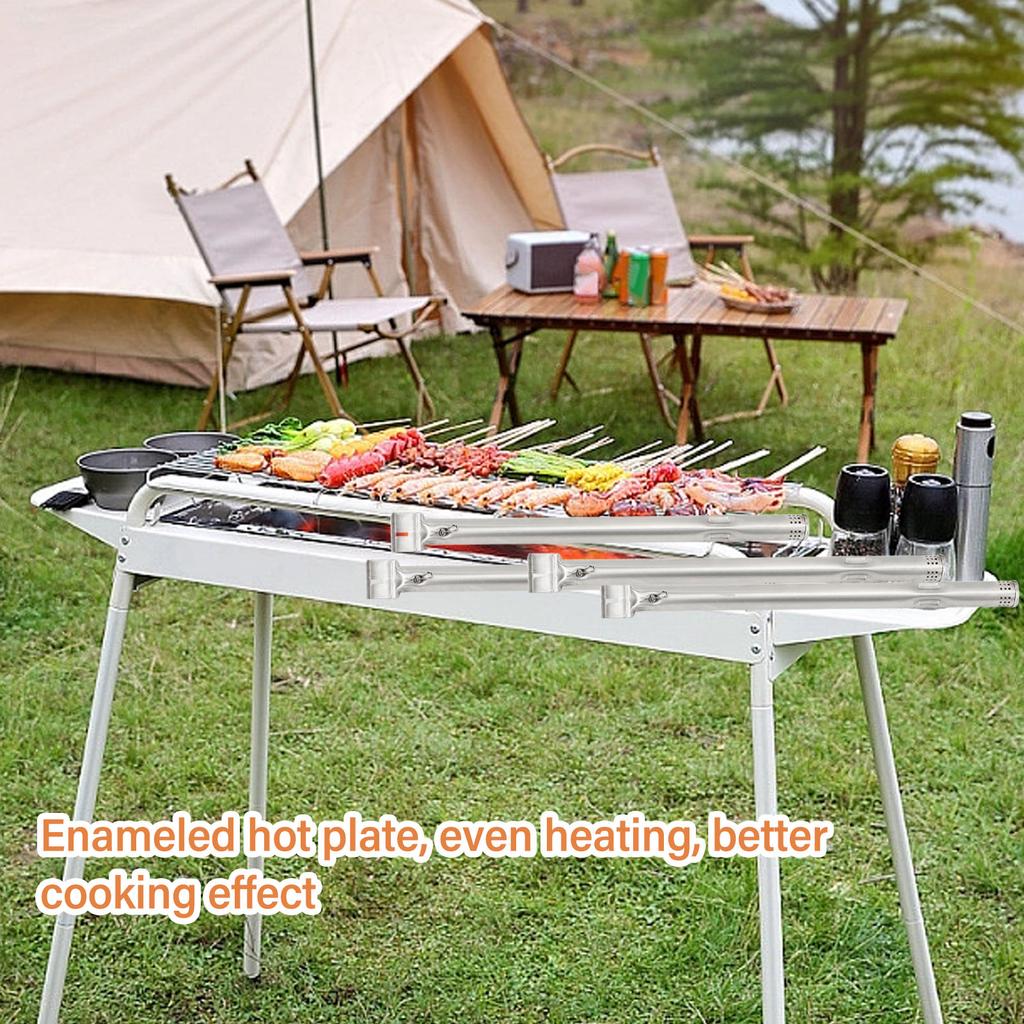 4 шт., трубка горелки для газового гриля из нержавеющей стали, универсальная высокопрочная трубка для горелки для гриля-барбекю