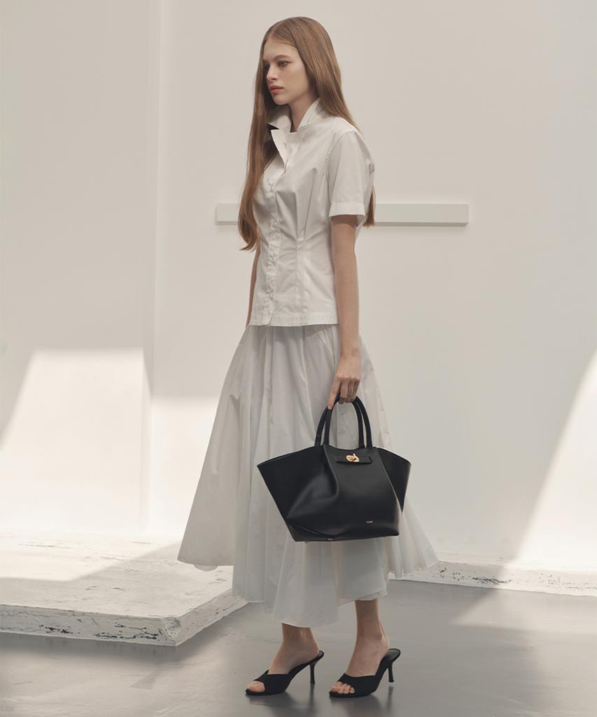 Clave Evelyn Black Tote Bag